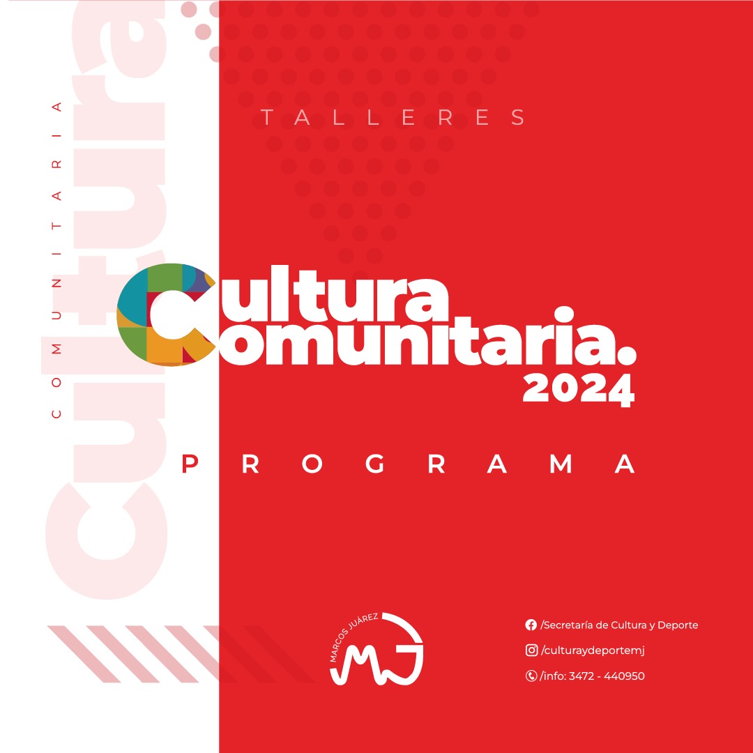 Talleres del programa Cultura Comunitaria 2024