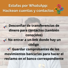 Estafas por WhatsApp: Hackean cuentas y contactos