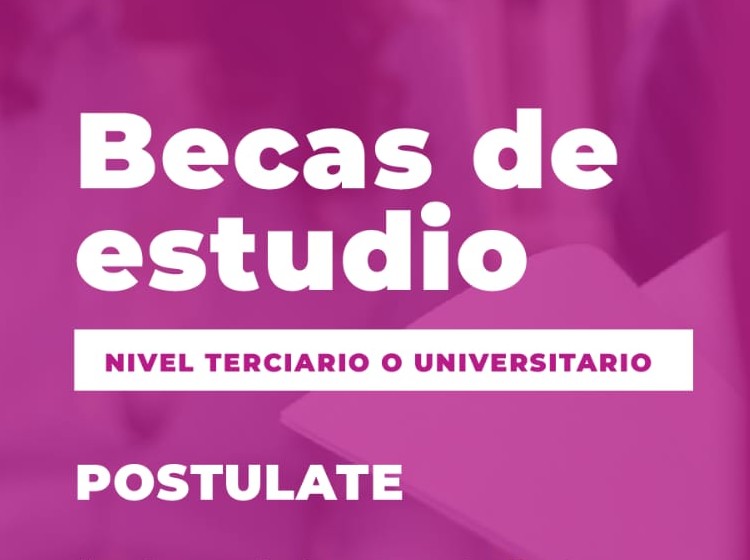 Siguen vigentes las becas de estudio para estudiantes de nivel terciario o universitario