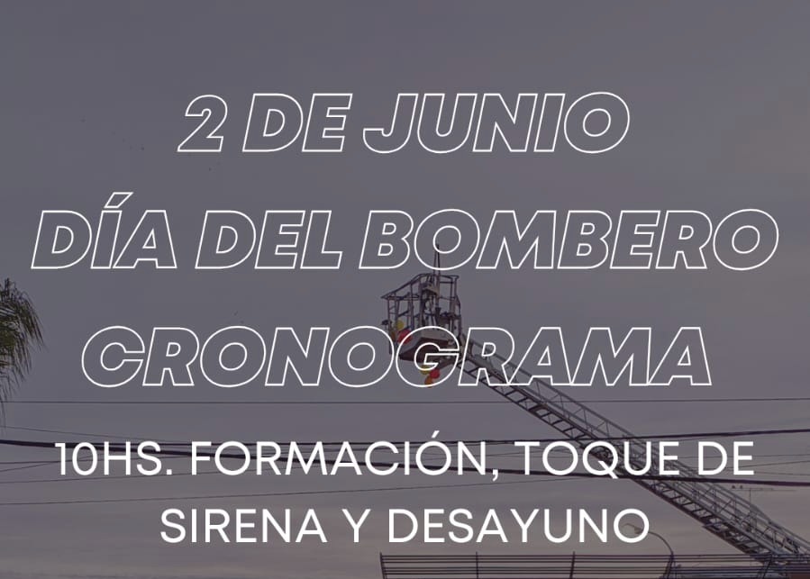 Bomberos realizará una caravana por la ciudad el domingo a las 15.30 horas con paradas en las distintas plazas