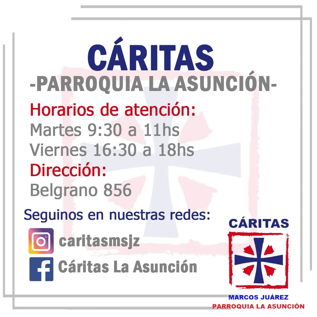 Marcos Juárez ha mostrado un apoyo constante y significativo hacia Cáritas