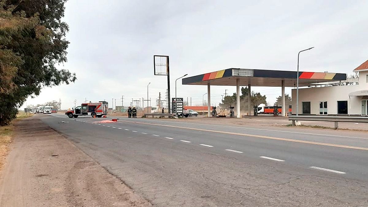Un peatón murió al ser embestido por un camión en el acceso a Alejo Ledesma