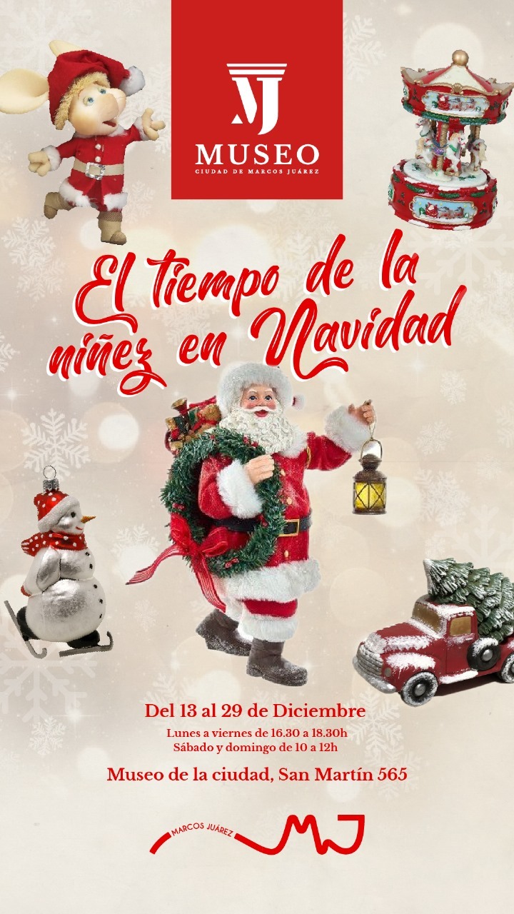 “El tiempo de la niñez en navidad” en el Museo Municipal
