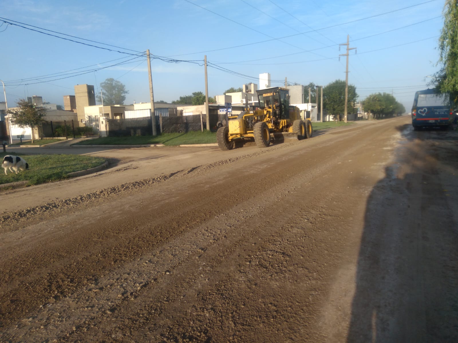Avanzan las obras de infraestructura y mantenimiento en Marcos Juárez