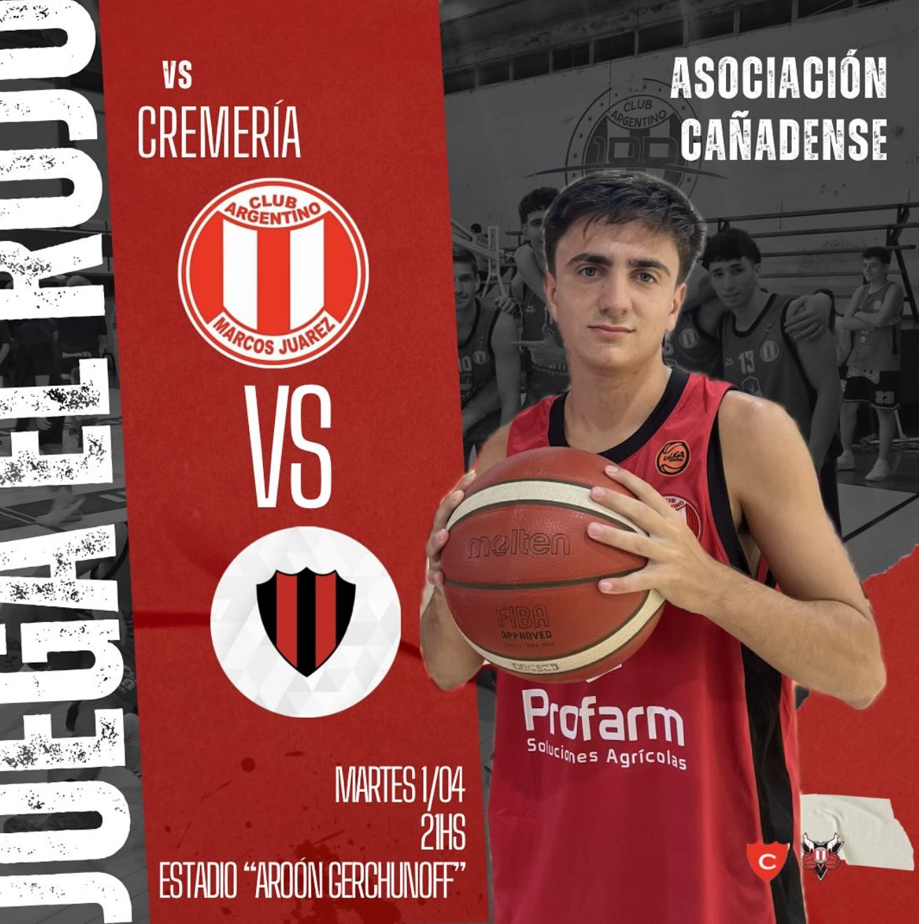Argentino de Marcos Juárez compite simultáneamente en el Torneo Federal y la Asociación Cañadense