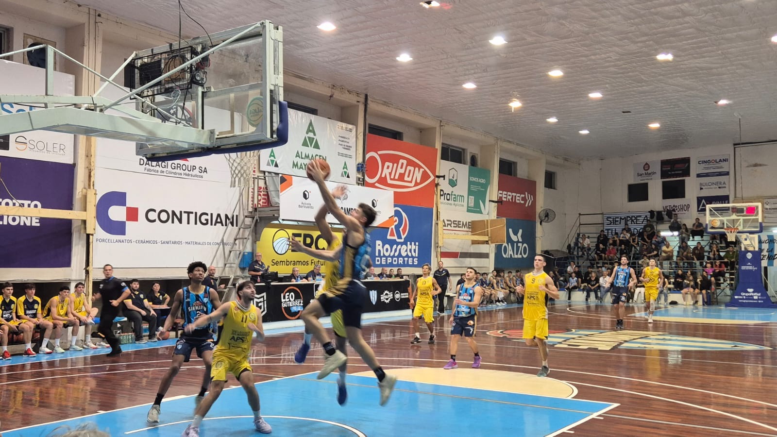 San Martin apabulló a Central por 91 a 55 y lidera desde lo más alto de la tabla