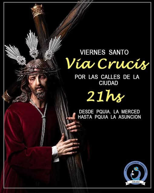 Esta noche a las 21 horas se realiza el Via Crucis