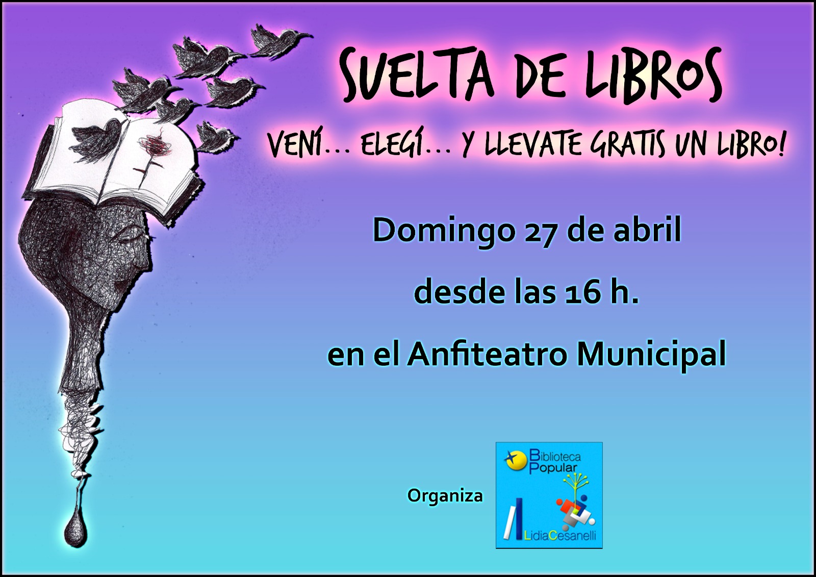 Suelta de Libros en Marcos Juárez: Una invitación a redescubrir la magia de la lectura