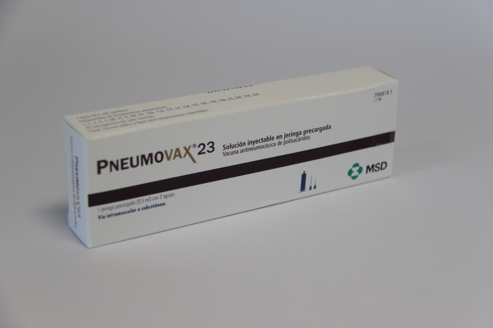 Hay disponibilidad de vacunas PNEUMO 23 en Marcos Juárez