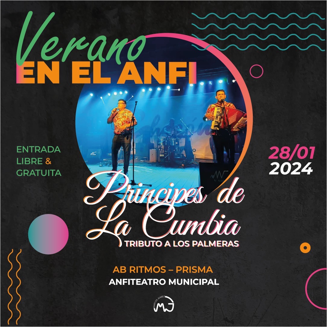 Continúa Verano en el Anfi con Los Príncipes de la Cumbia
