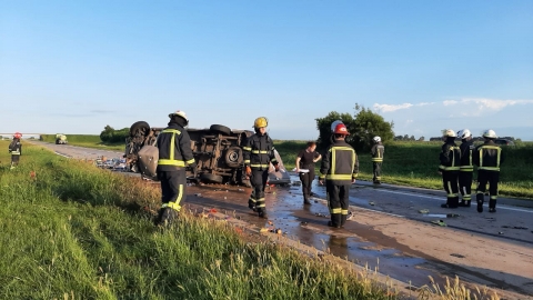 Fallece un acompañante por un accidente por alcance en autopista kilómetro 372 Rosario-Córdoba