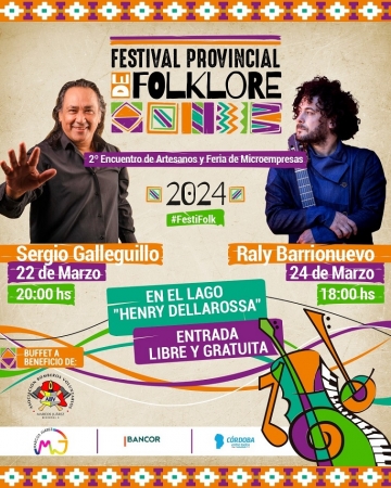 El Festival provincial de folclore renace con fuerza este viernes y domingo en el Lago Henry Dellarossa