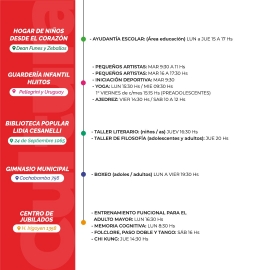 Talleres del programa Cultura Comunitaria 2024
