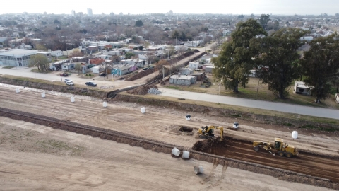 Continúan las obras en Calle Quintana y Loteo Don Jorge