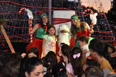 Papá Noel llenó de magia y alegría a Marcos Juárez