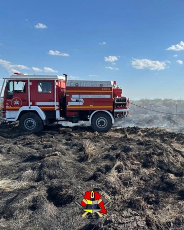 Incendio rural al norte de Marcos Juárez