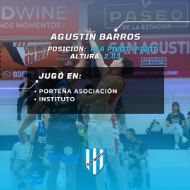 San Martín suma refuerzos para la Liga Federal: llega Agustín Barros