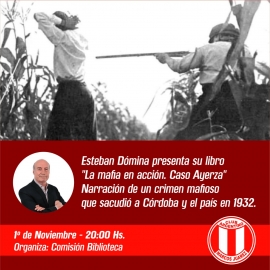“Más allá del relato del hecho, brindarle al lector el clima de época” Dijo Domina