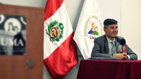 Universidad María Auxiliadora de Lima distinguió al Dr. Daniel Passerini