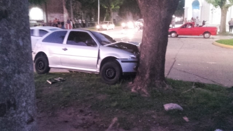 Alcoholizado protagonizó un accidente