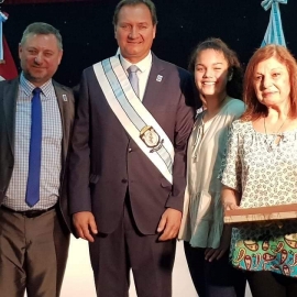 El ing Pedro Dellarossa prestó juramento para su segundo mandato
