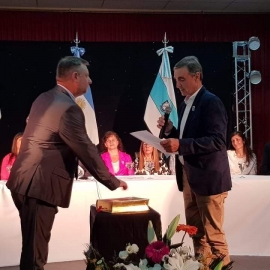 El ing Pedro Dellarossa prestó juramento para su segundo mandato