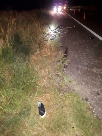 Amstrong: 4 heridos en accidente multiple en ruta 9, camioneta impactó a moto y bicicleta