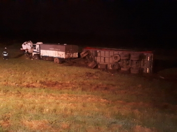 Fallece un conductor de una camioneta en la autopista Rosario-Córdoba

