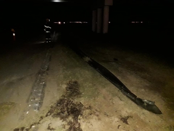 Gral Roca: camionero de Leones despistó en la Autopista Rosario-Córdoba