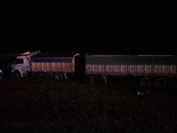 Un fallecido y dos internados tras choque fatal en Cañada de Gómez