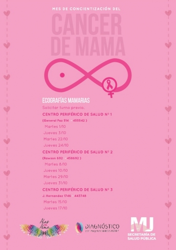 Marcos Juàrez: Campaña Prevención y Detección Cáncer de mama 