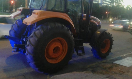 Villa G. Gálvez: Detienen a sujeto y un tractor robado en Armstrong