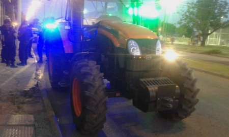 Villa G. Gálvez: Detienen a sujeto y un tractor robado en Armstrong