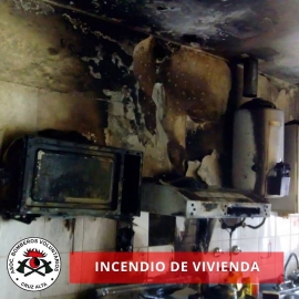 Cruz Alta:  un abuelo y un menor fueron trasladados al hospital por inhalación de humo