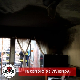 Cruz Alta:  un abuelo y un menor fueron trasladados al hospital por inhalación de humo