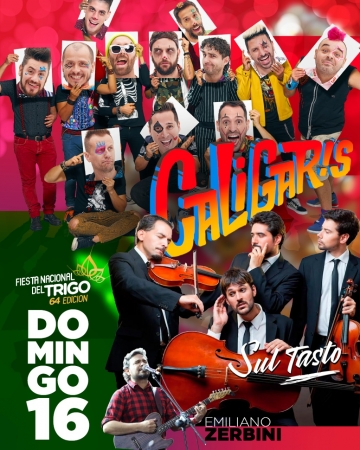 Del 14 al 16 de febrero: 64º Fiesta Nacional del Trigo 