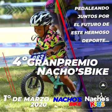 Este domingo 4° Gran Premio Nacho’s Bike

