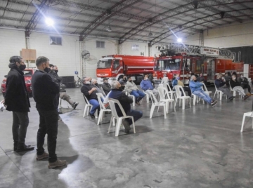 Reunión informativa en la Central de Operaciones