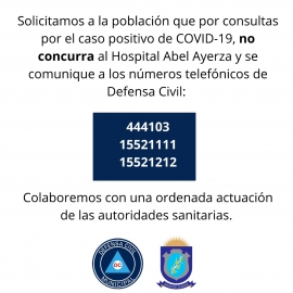 Foresi sobre el primer caso de Covid-19: 