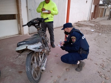 Operativo saturación evitando la presencia de vecinos en los espacios públicos