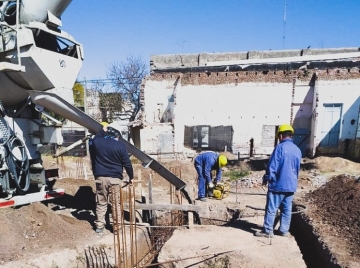 Se retoman las obras del nuevo edificio de la Escuela Técnica 291 