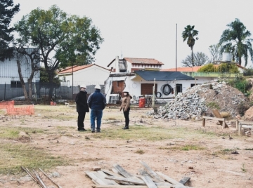Se retoman las obras del nuevo edificio de la Escuela Técnica 291 