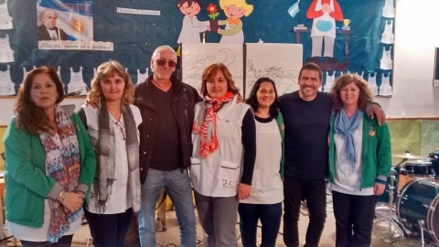 “En el año 2002 llegaste y de inmediato estudié el método braille”, dijo Ana María Bruno