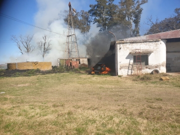Un policía héroe le salvó la vida al abuelo 