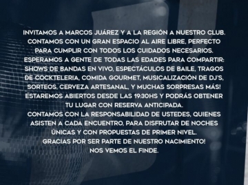 Hoy es la gran apertura del Club Boris en La Cantera

