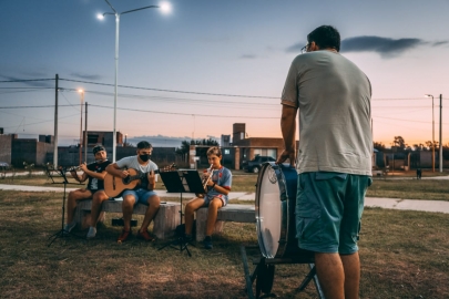 Ensayos al aire libre y convocatoria del Conservatorio Municipal