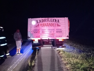 Choque por alcance en la autopista Córdoba - Rosario