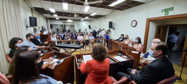 La construcción de viviendas y la obra pública, los ejes del discurso de Dellarossa en la apertura del año legislativo