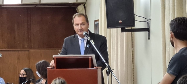 La construcción de viviendas y la obra pública, los ejes del discurso de Dellarossa en la apertura del año legislativo