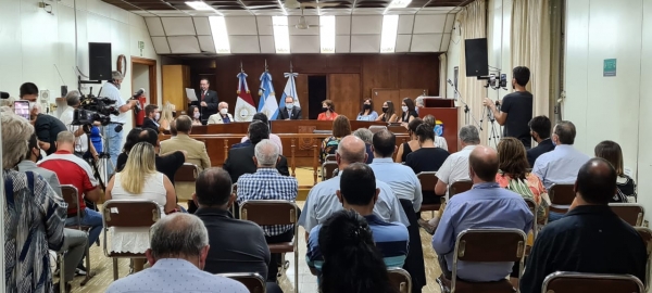 La construcción de viviendas y la obra pública, los ejes del discurso de Dellarossa en la apertura del año legislativo